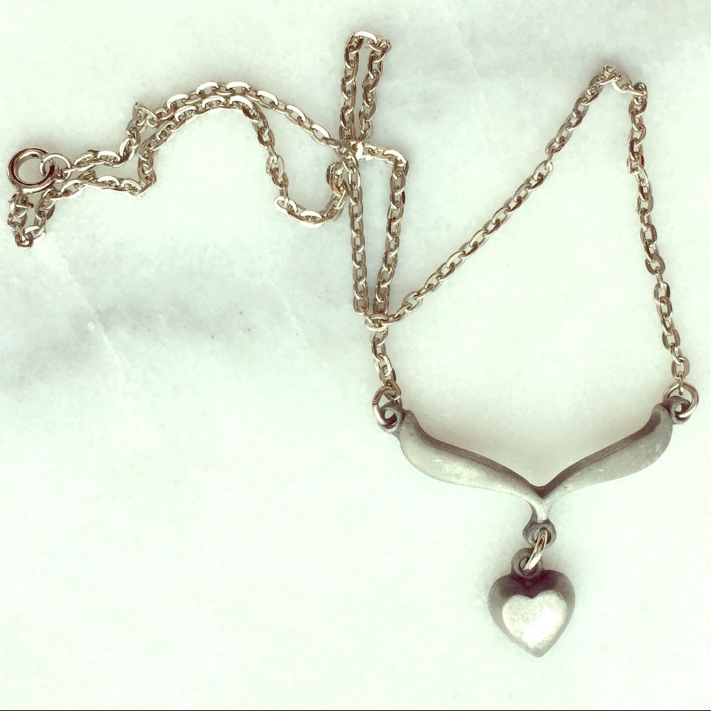 🖤R. Tennesmed Sweden Silver Heart Necklace🖤